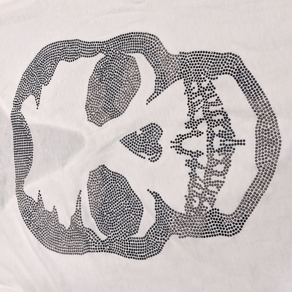 Zadig & Voltaire Tunisien Beaded Long Sleeve Skull Tee Size X Small Nwt ❤ - Picture 3 of 9